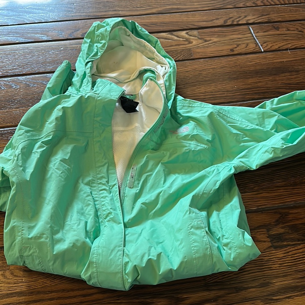 Kids north face rain coat